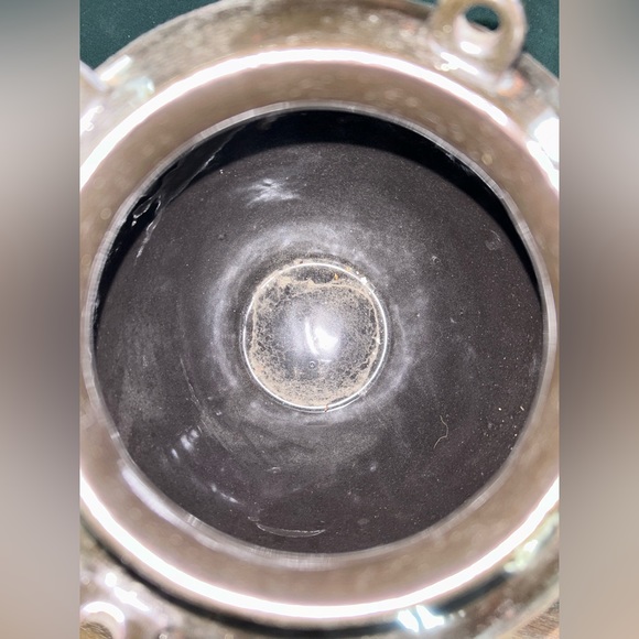 Pier 1 red and black ceramic vase - Picture 2 of 4